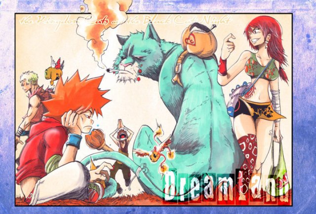 Dreamland, manga de Bruno Lemaire. Colorisation au COPIC.