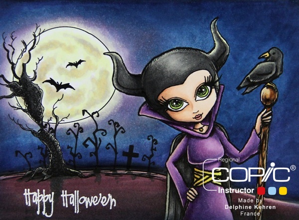 Spooky Scene GP copic