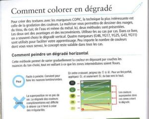 faire un dégradé marqueur alcool