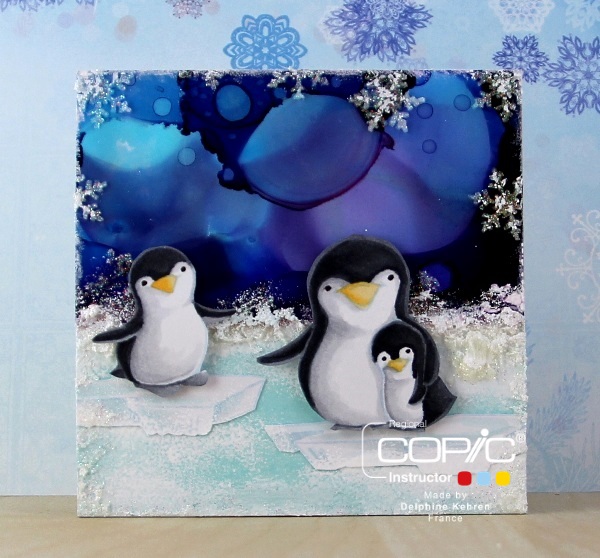 Perky Penguins tmk copic