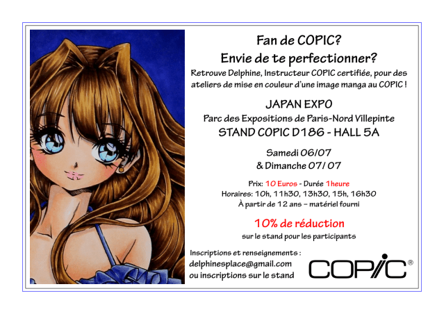 Cours copic delphine